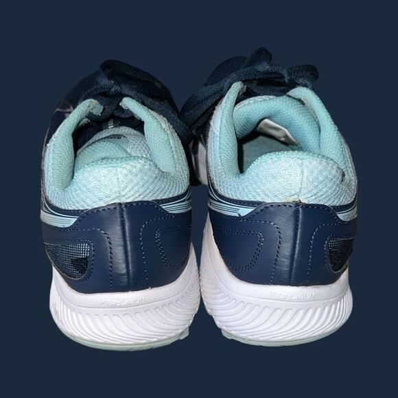 Women’s Saucony Cohesion 14 Blue Dutch Goat Running Sneakers Size 10 - Picture 2 of 7